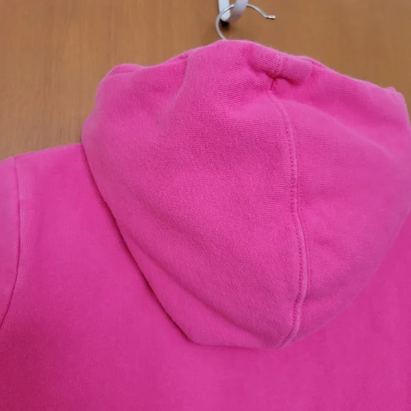 The North Face bright pink women's hoodie sweatshirt with tree graphic - Picture 7 of 9